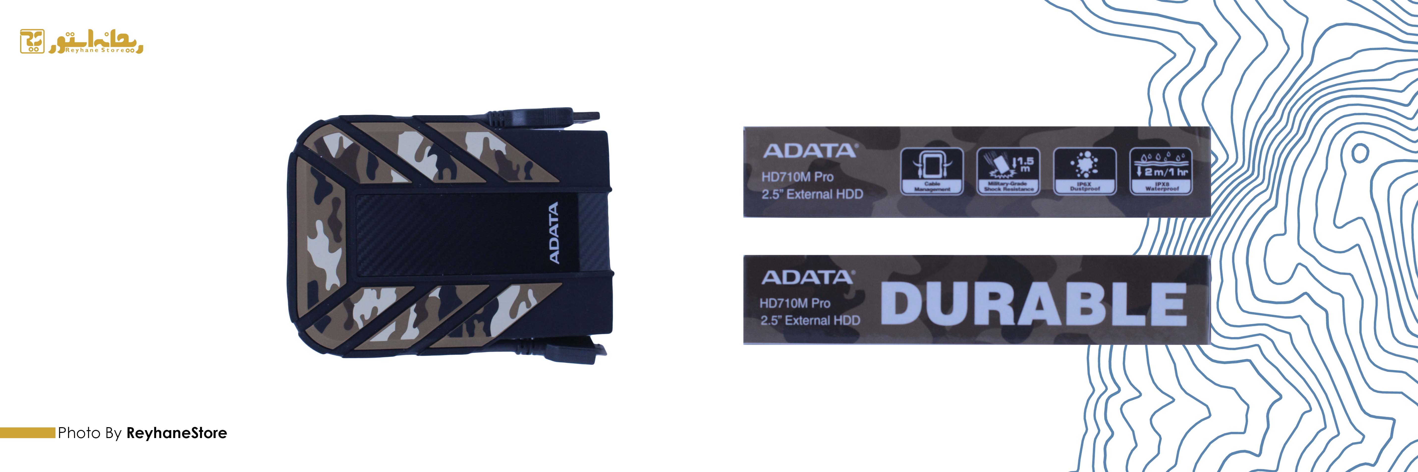 هارد دیسک اکسترنال ای دیتا HD710M Pro ظرفیت 2 ترابایت