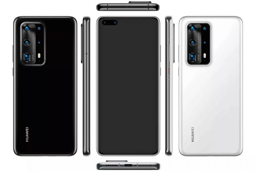 Huawei P40 Pro احتمالا دارای بدنه سرامیکی و پنج دوربین برجسته می‌باشد