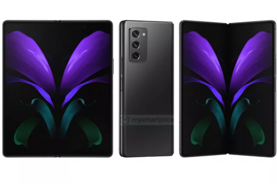 رندرها سامسونگ Galaxy Z Fold 2 5G منتشر شد