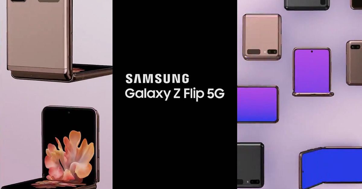 Samsung Galaxy Z Flip 5G shown off from multiple angles in new video