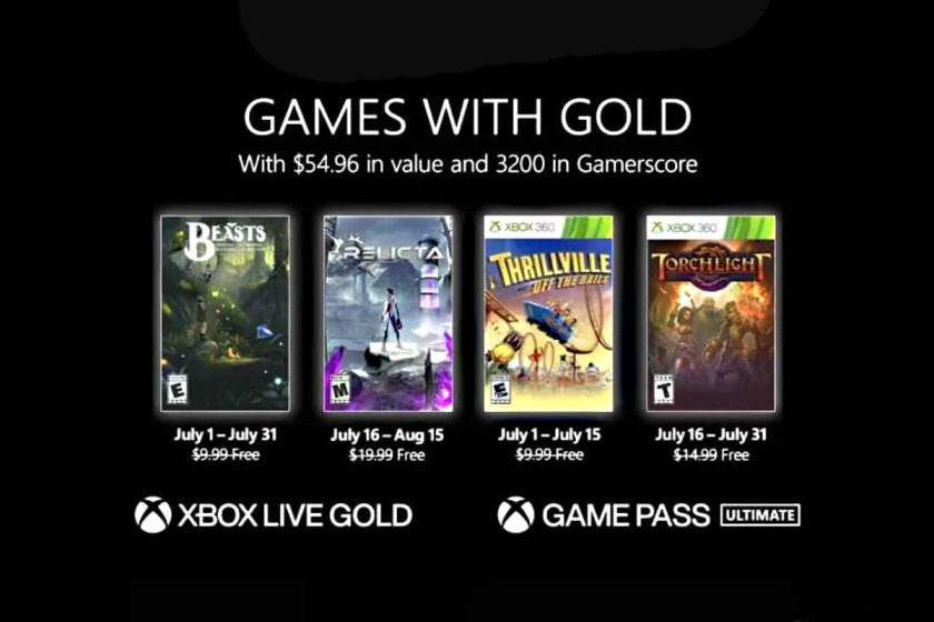 بازی‌های رایگان Xbox Live Gold