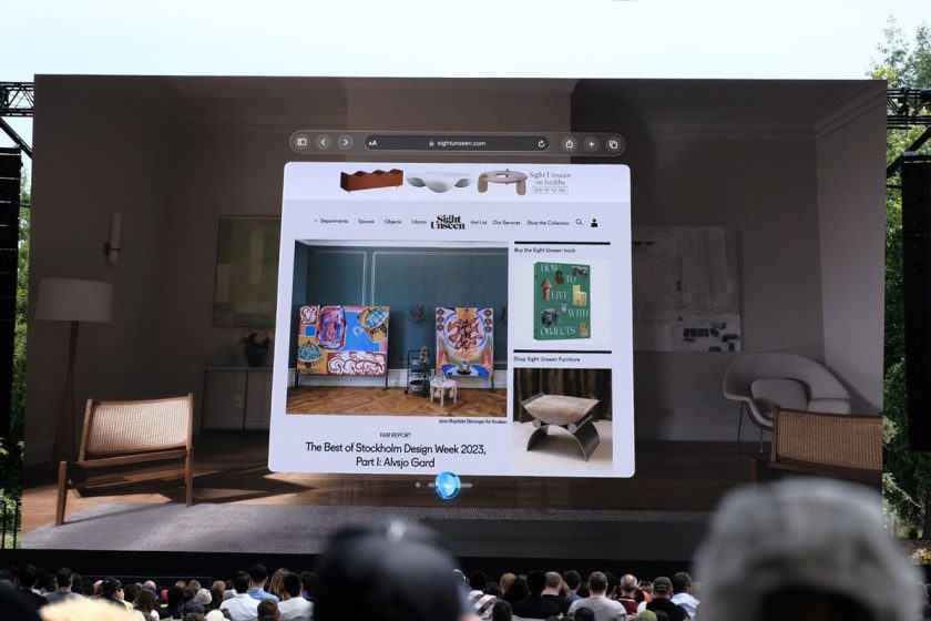 سیستم عامل visionOS برای هدست واقعیت ترکیبی اپل رونمایی شد
