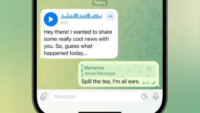 تلگرام پیام‌های صوتی به متن