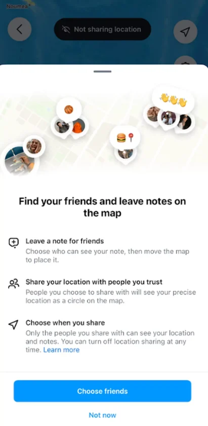 آزمایش قابلیتی شبیه Snap Maps