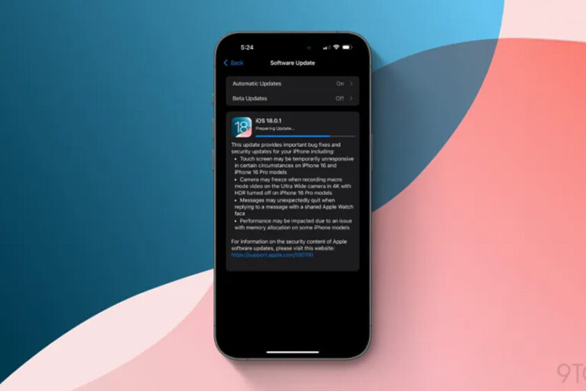 آپدیت رسمی iOS 18