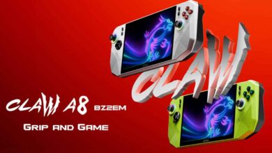 MSI Claw A8 با پردازنده AMD معرفی شد؛ رقیب جدید در دنیای کنسول‌های دستی