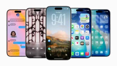 اپل از iOS 26 با زبان طراحی «شیشه‌ای» رونمایی کرد