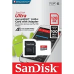 کارت حافظه microSDXC سن دیسک USH-I U1 همراه با آداپتور SD ظرفیت 128 گیگابایت