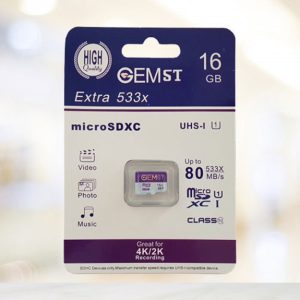 کارت حافظه miroSDHC USH-I جم اس دی ظرفیت 16 گیگابایت