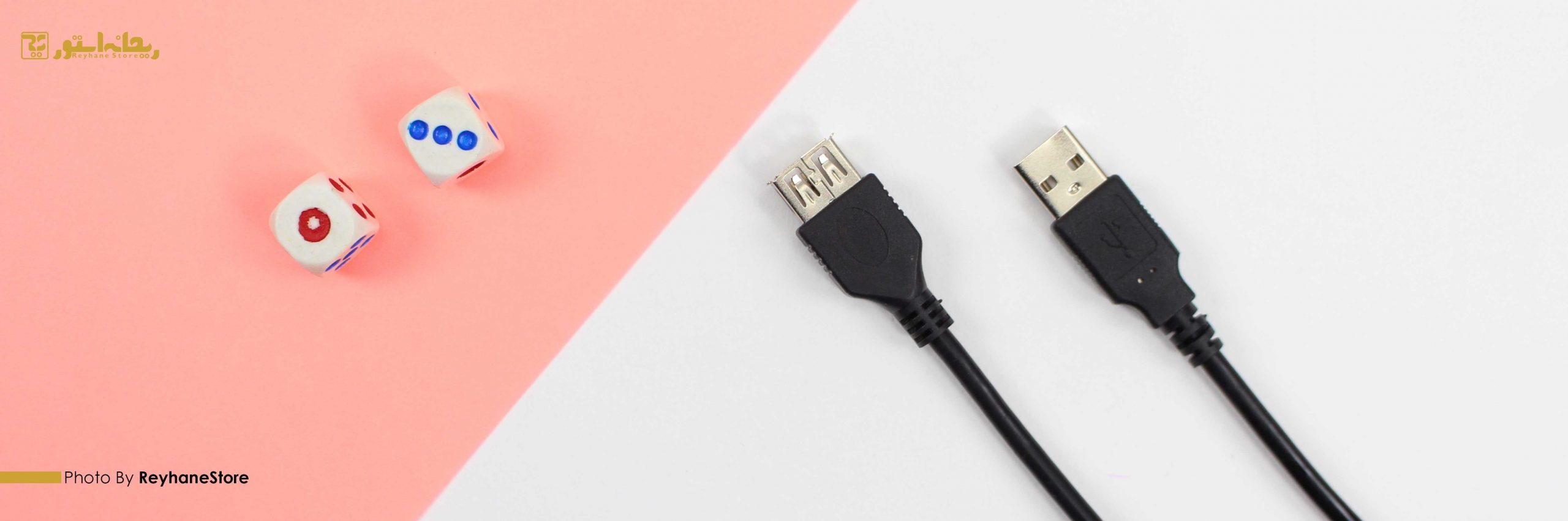 کابل افزایش طول USB 2.0 کی نت طول 5متر