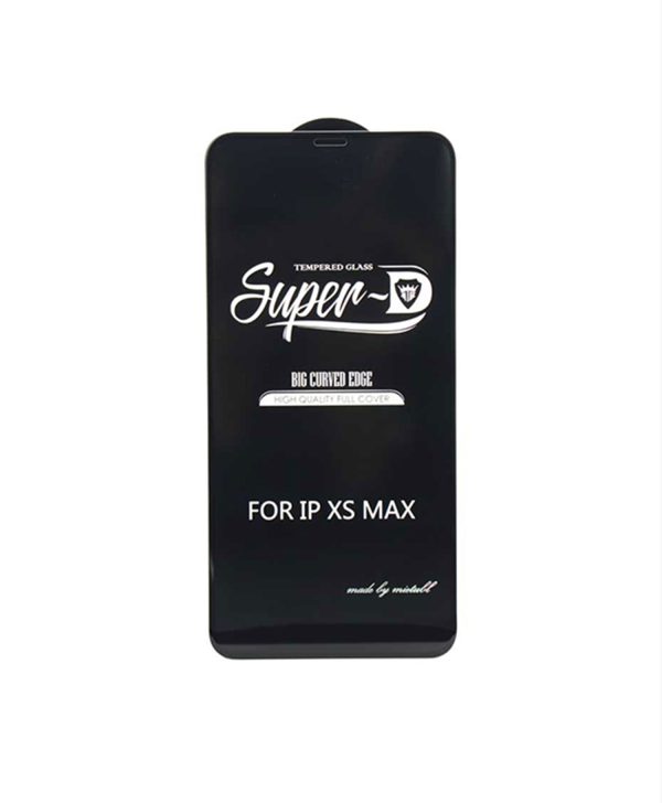 محافظ تمام صفحه نمایش شیشه ای Super D آیفون XS MAX