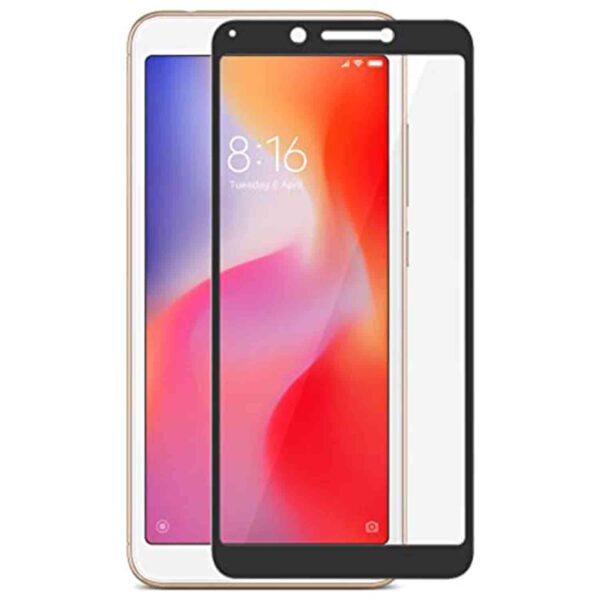 گلس فول تمام چسب موبایل شیائومی Xiaomi Redmi 6