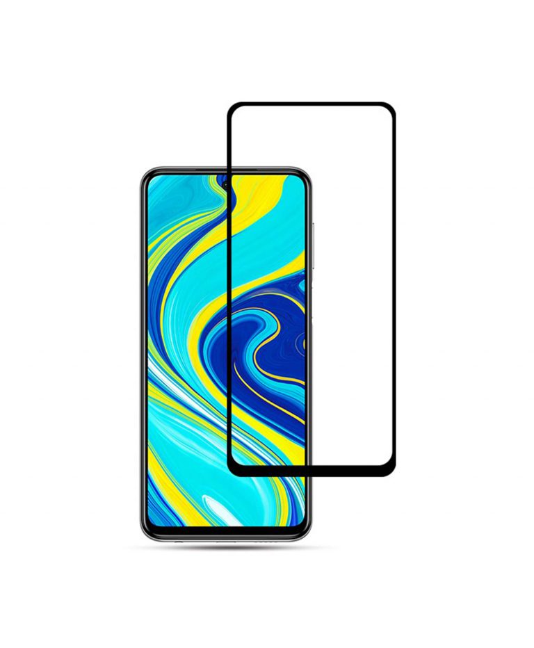 محافظ تمام صفحه نمایش شیشه ای Super D شیائومی Redmi Note 9 pro