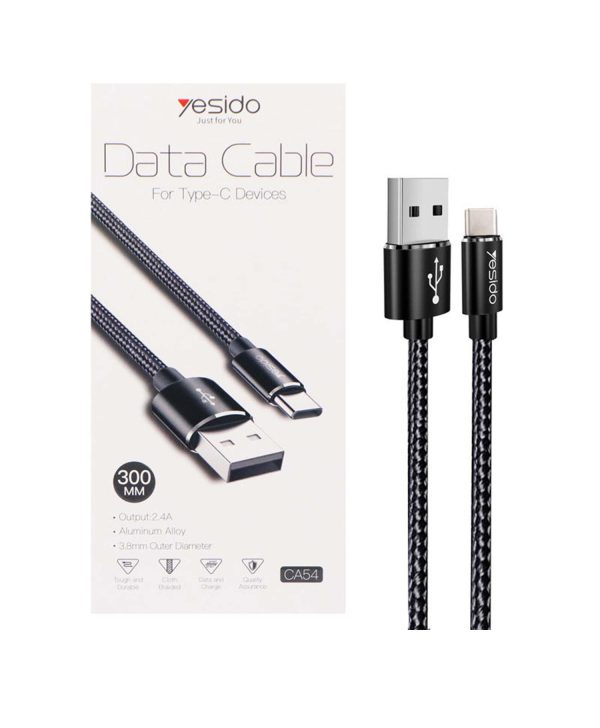 کابل تبدیل USB به Type-C یسیدو CA54
