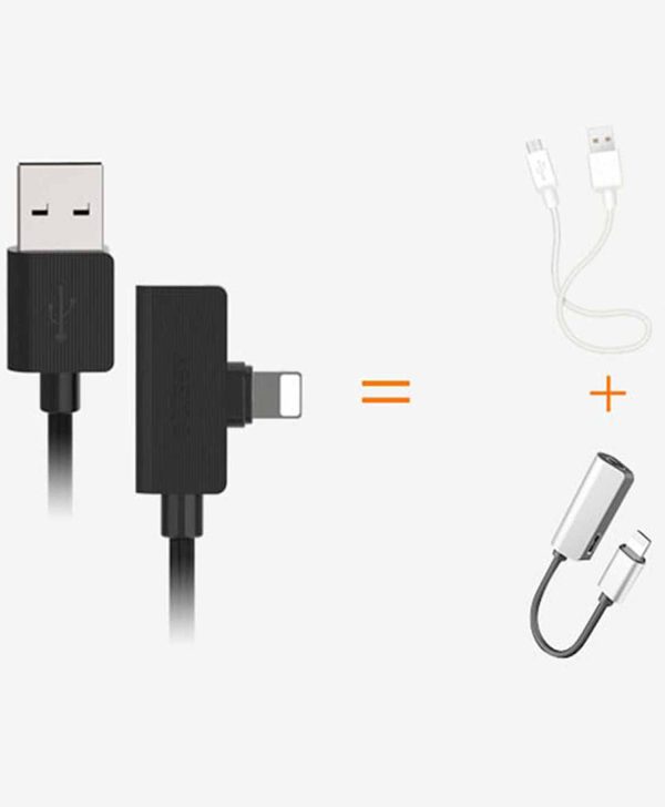 کابل تبدیل USB به Lightning یسیدو YAU03