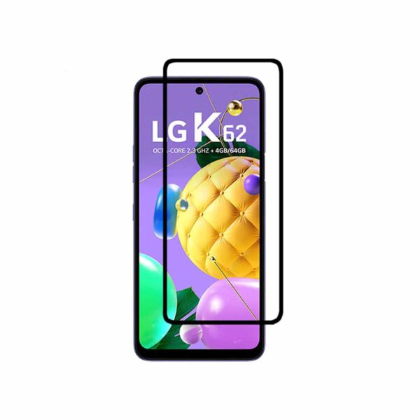 گلس فول تمام چسب موبایل ال جی LG K62