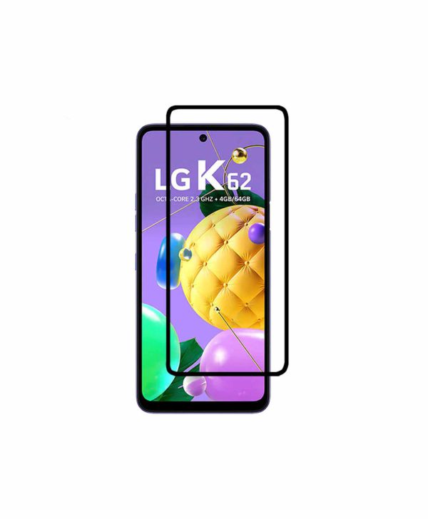 گلس فول تمام چسب موبایل ال جی LG K62