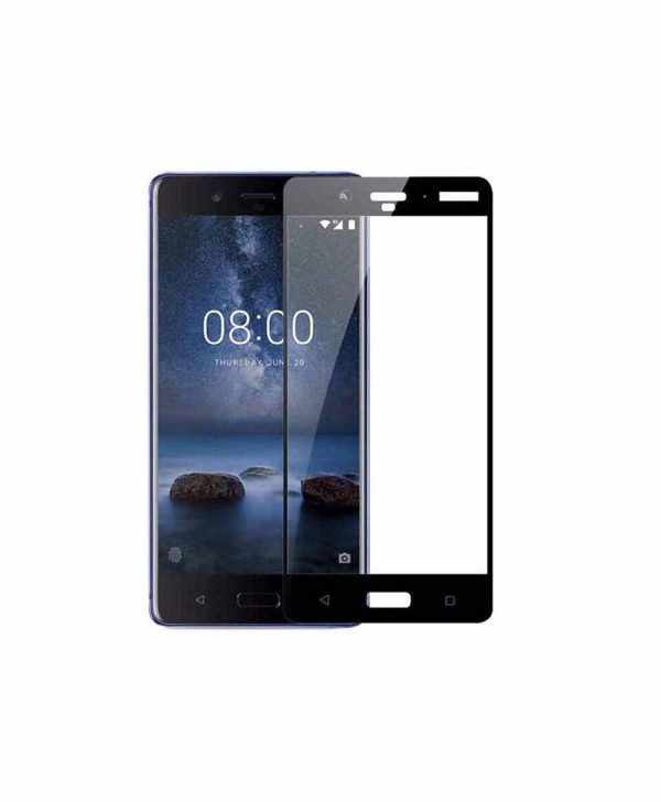 گلس فول تمام چسب موبایل نوکیا Nokia 8