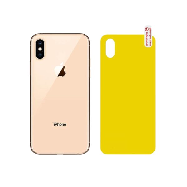 برچسب پشت شفاف موبایل اپل Iphone XS Max