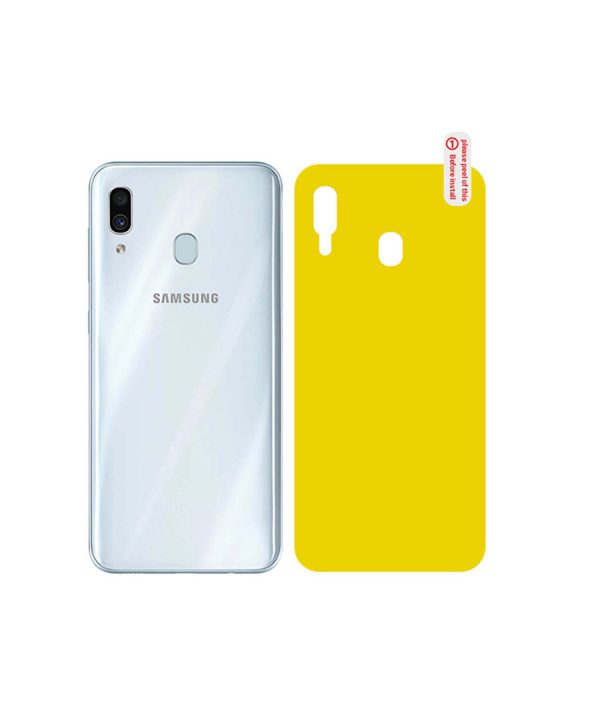 برچسب پشت شفاف موبایل سامسونگ Samsung A30