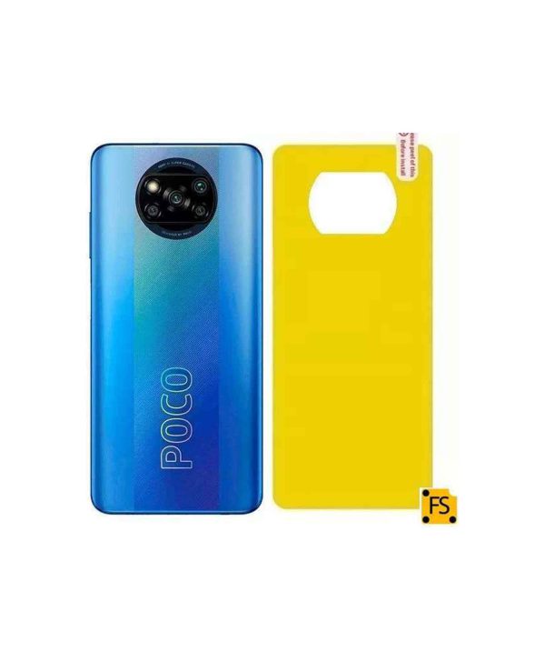 برچسب پشت شفاف موبایل شیائومی Xiaomi Poco X3