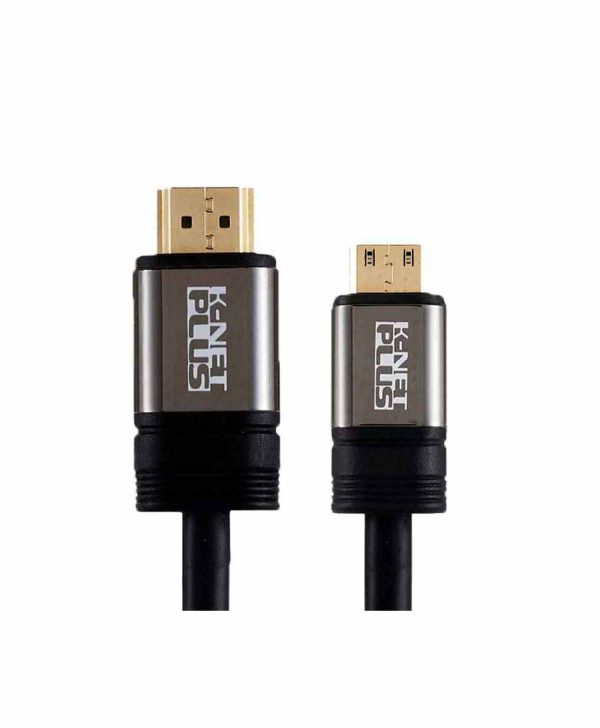 کابل تبدیل HDMI به Mini HDMI کی نت پلاس طول 1.8 متر