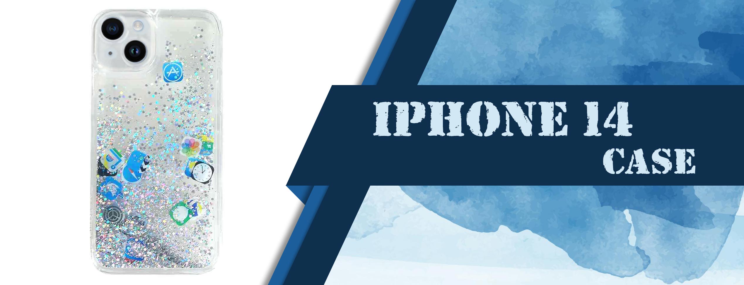 قاب موبایل آکواریومی سوشال مدیا اپل Iphone 14
