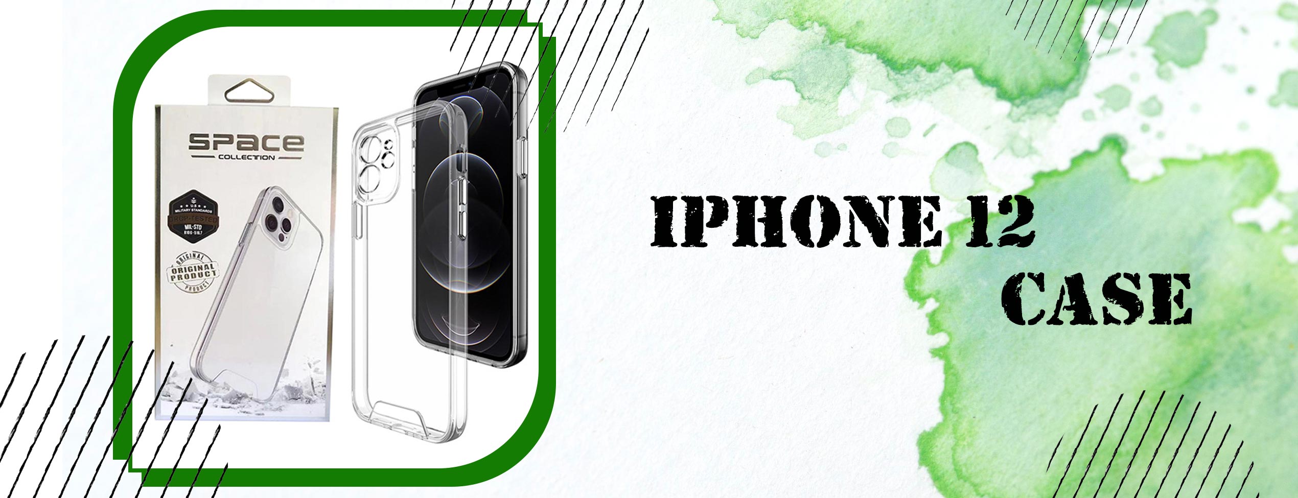 قاب موبایل ژله‌ای شیشه‌ای اپل آیفون 12