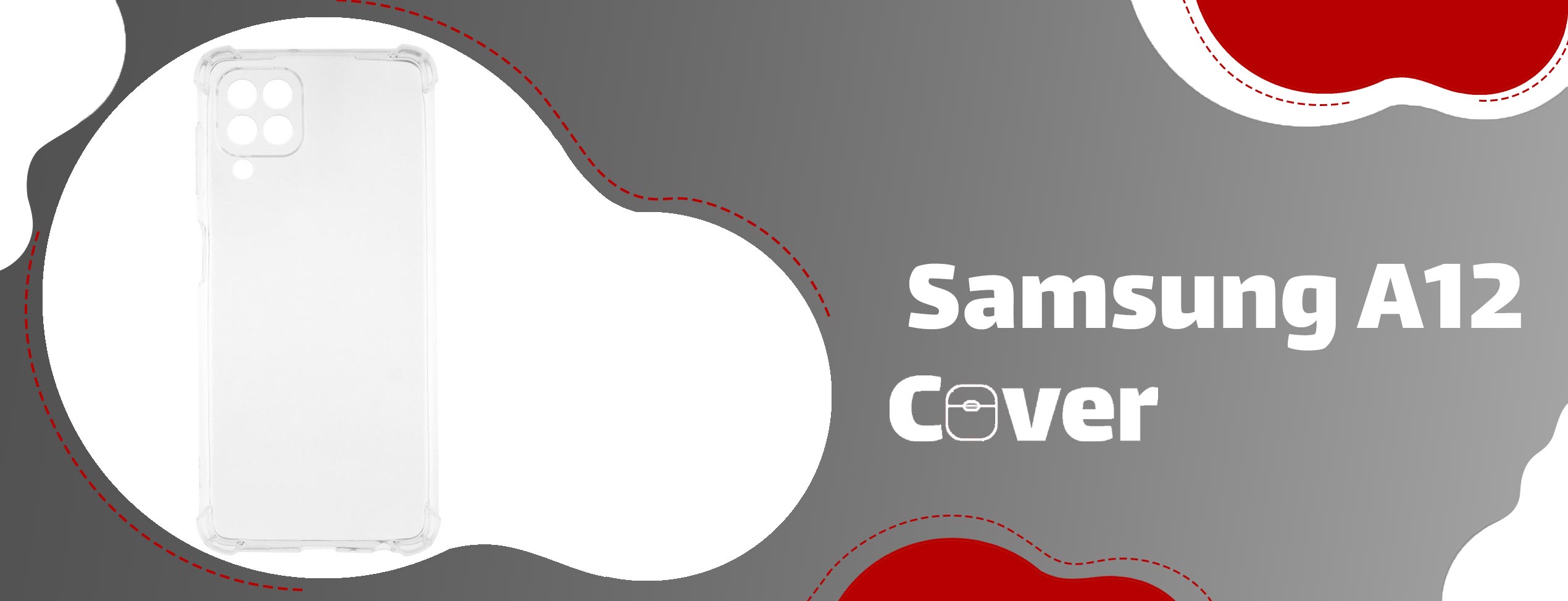 قاب موبایل ژله‌ای شیشه‌ای سامسونگ Samsung A12