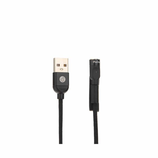 کابل شارژ مغناطیسی USB به Type-c و Lightning پرووان مدل PCC260