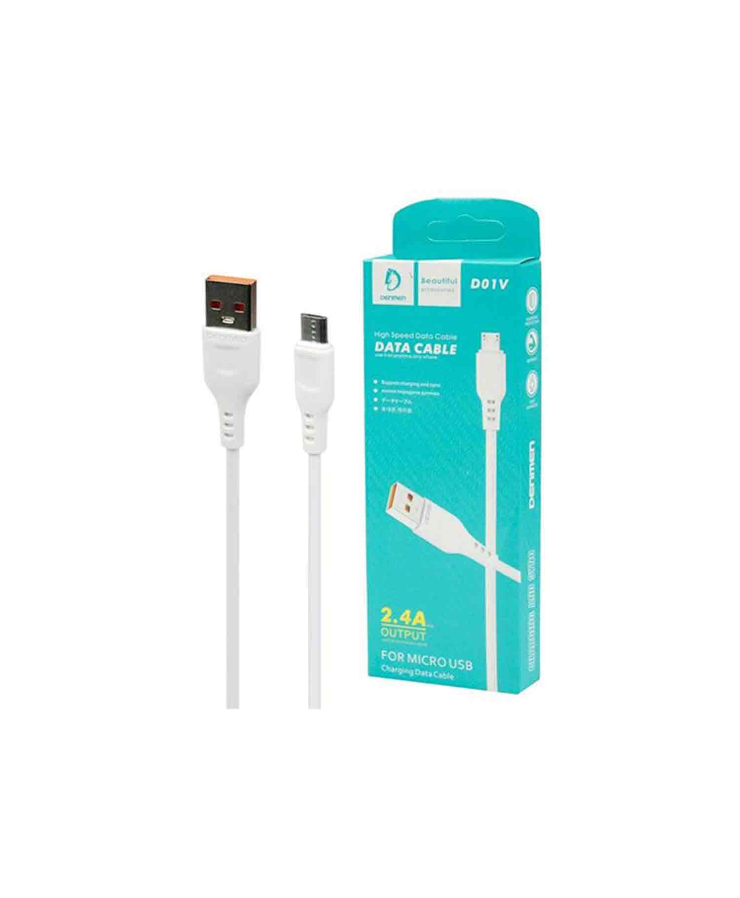 کابل تبدیل USB به Micro-USB دنمن D01V