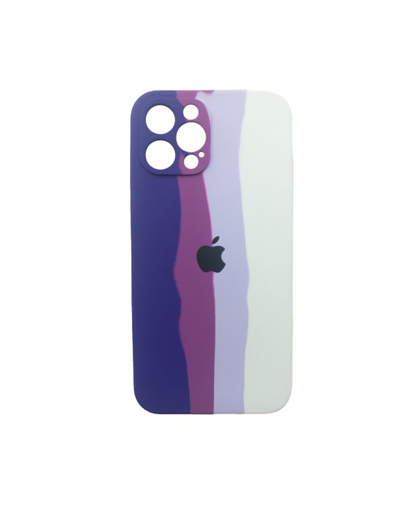 قاب سیلیکونی رنگین کمانی اورجینال Iphone 12 Pro Max