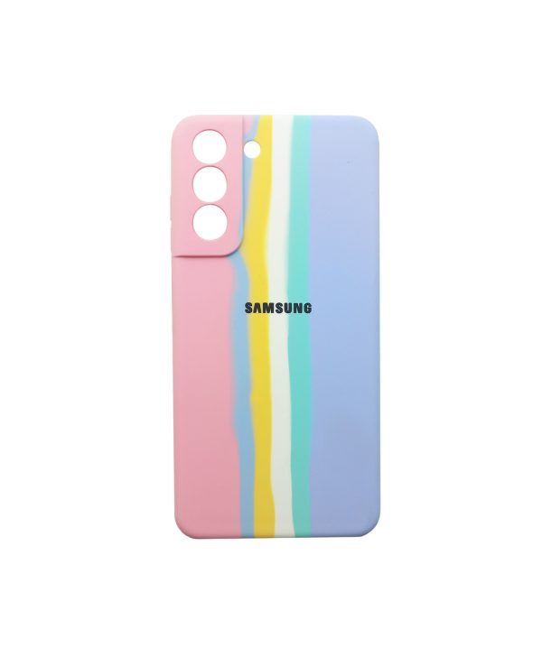 قاب سیلیکونی رنگین کمانی اورجینال سامسونگ Samsung S21 FE