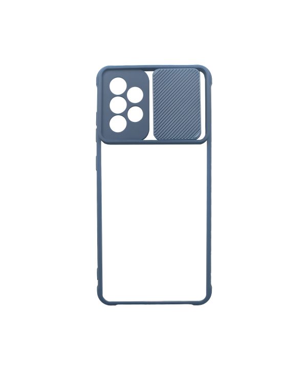 قاب پی سی شفاف محافظ لنزدار کشویی سامسونگ Samsung A72 5G