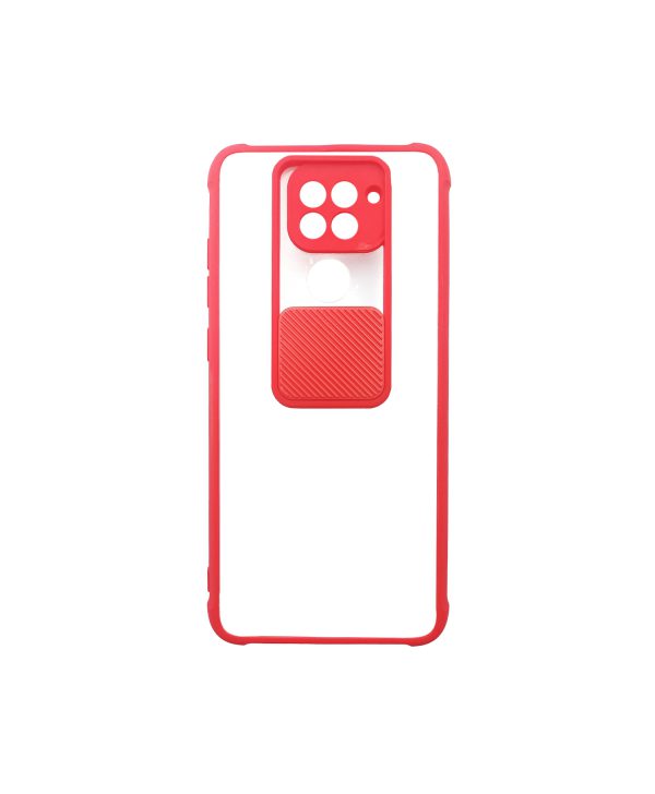 قاب پی سی شفاف محافظ لنزدار کشویی شیائومی Xiaomi Redmi Note 9