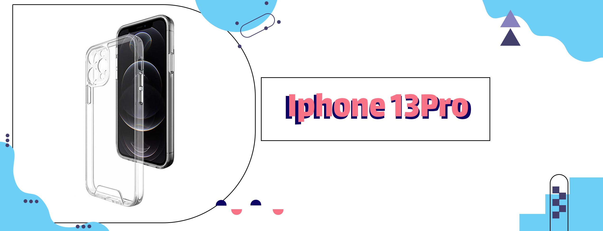 قاب گوشی موبایل ژله ای شفاف آیفون Iphone 13 Pro
