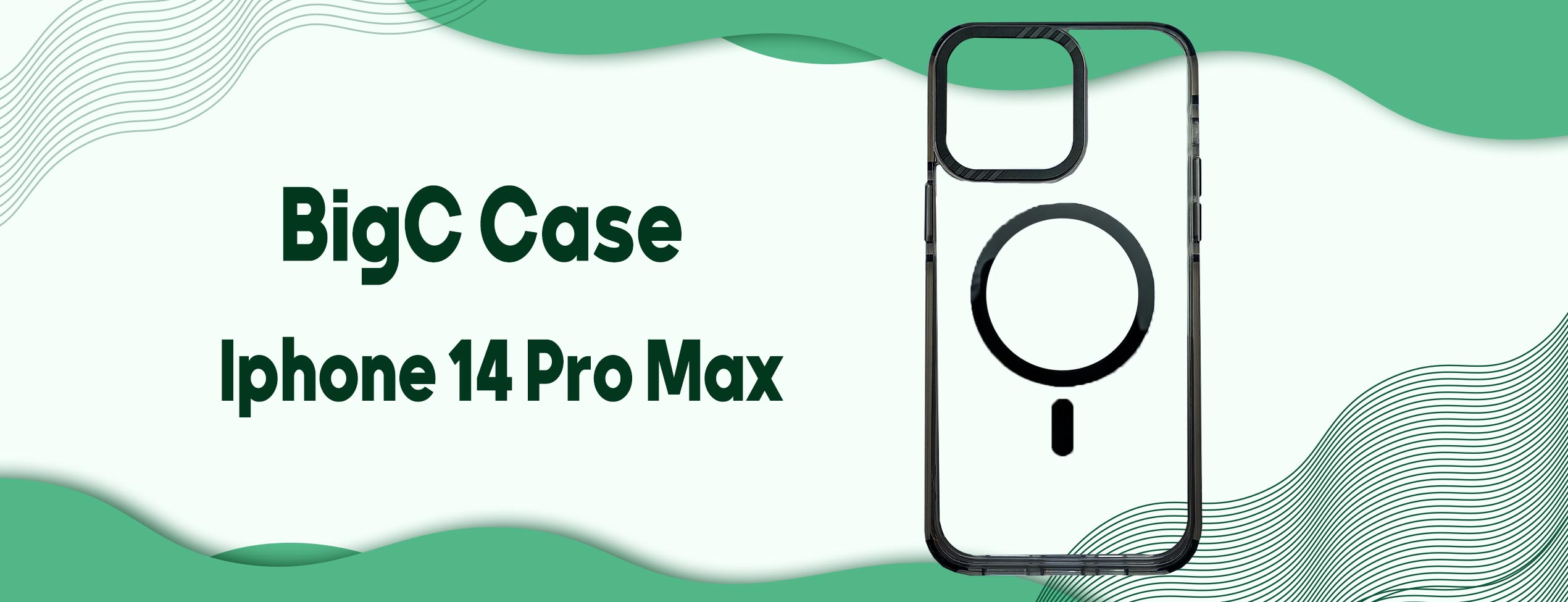 قاب BIGC شفاف گوشی آیفون Iphone 14 Pro Max