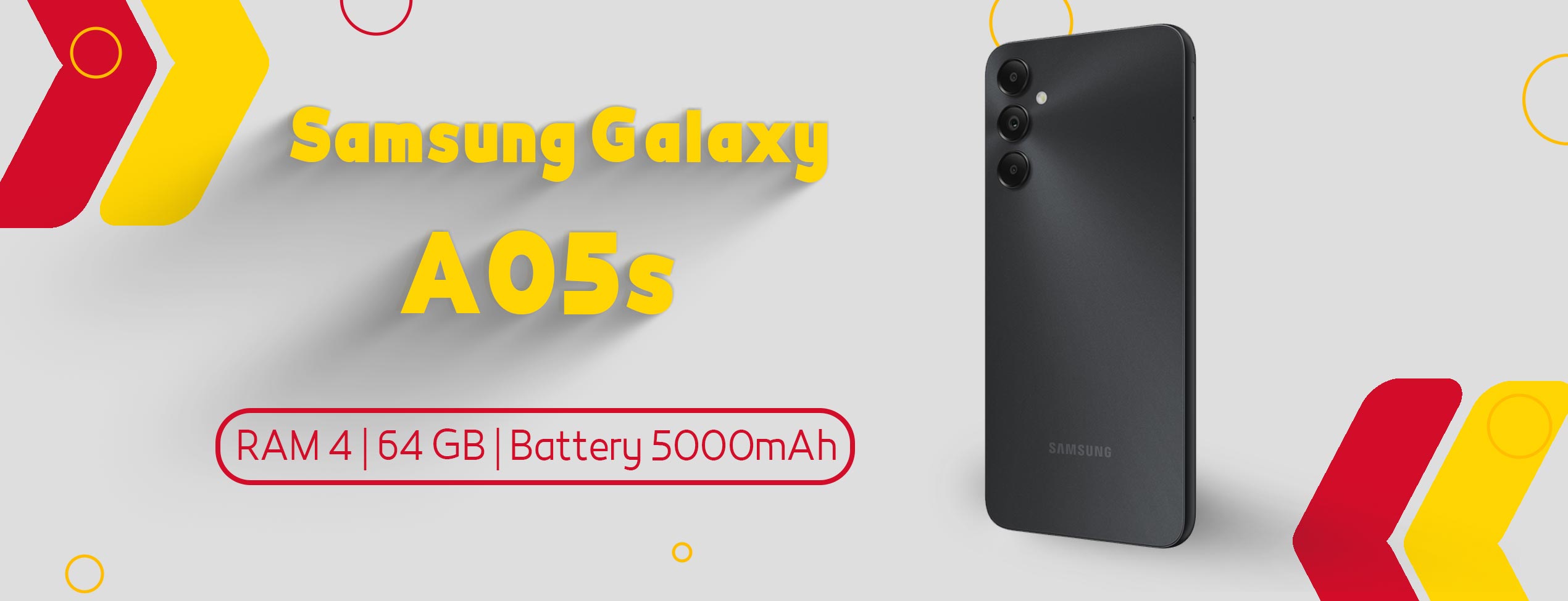 گوشی سامسونگ Galaxy A05S رم 4 گیگابایت ظرفیت 64 گیگابایت