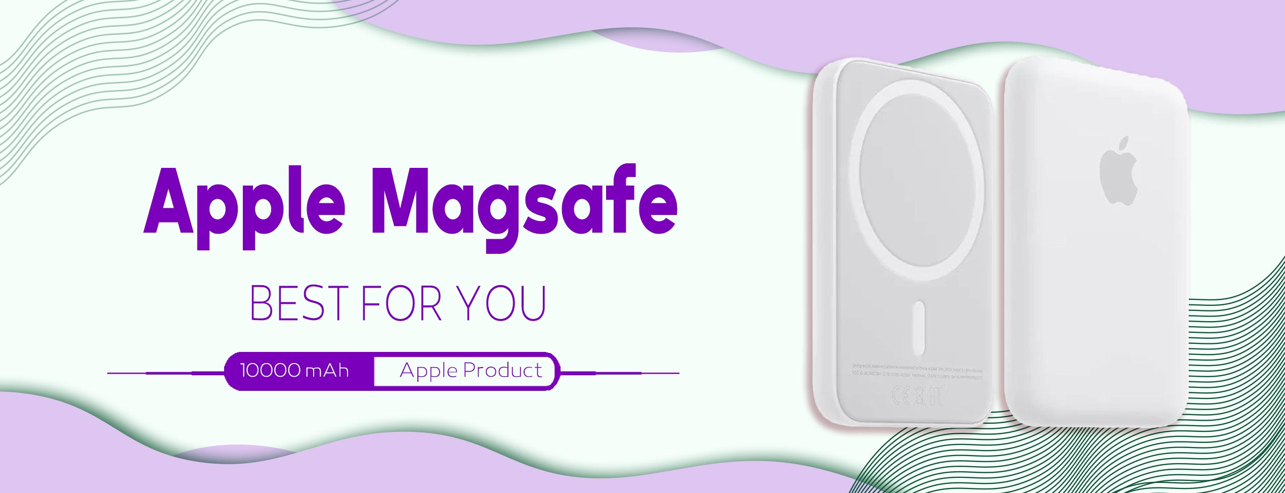 پاور بانک اپل MagSafe ظرفیت 10000 میلی آمپر