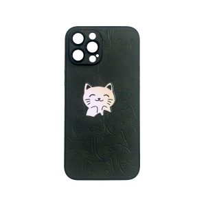 قاب طرح دار هولوگرامی طرح گربه آیفون Iphone 12 Pro Max