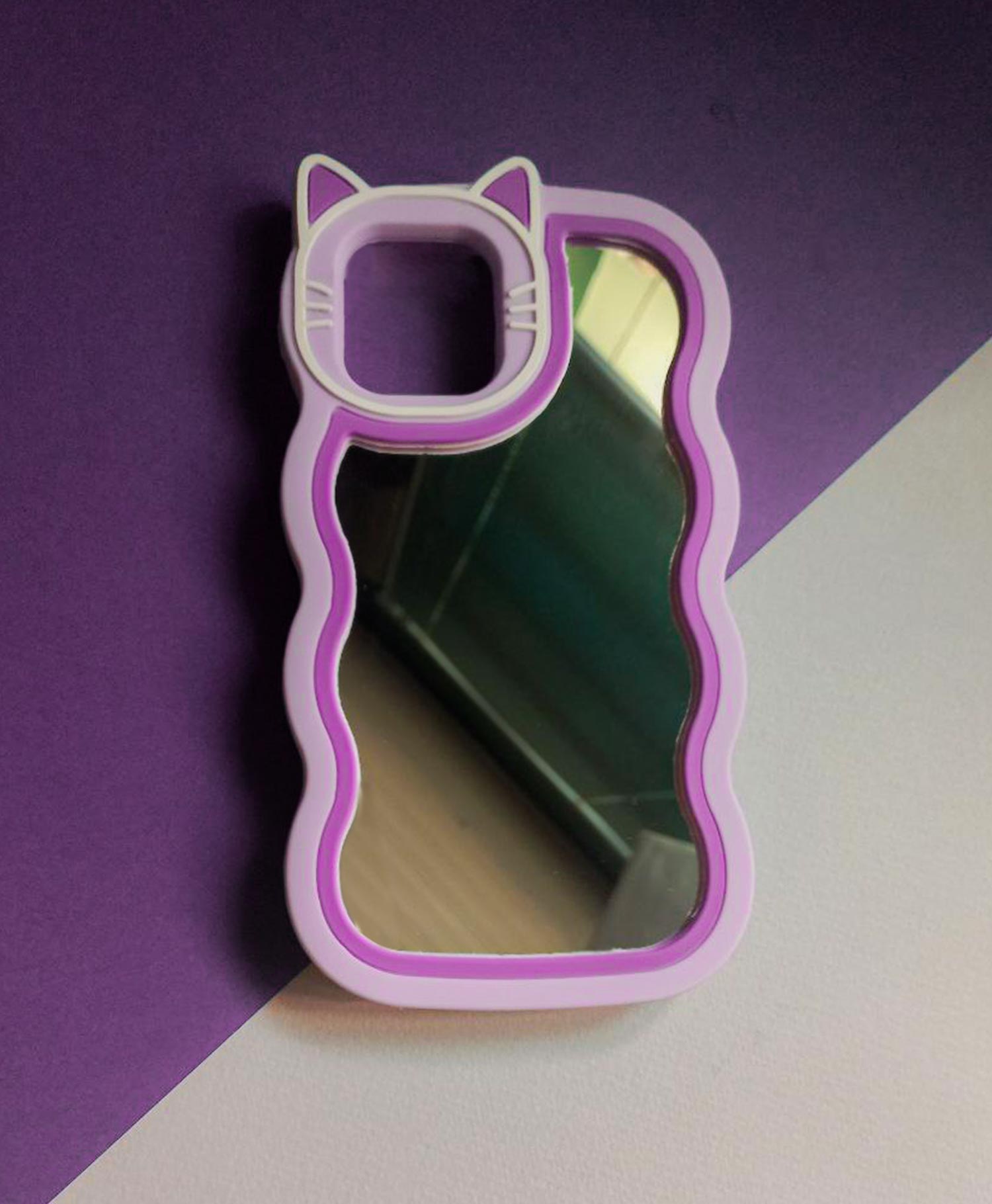 کاور گربه موج آینه ای Iphone 12 Pro Max