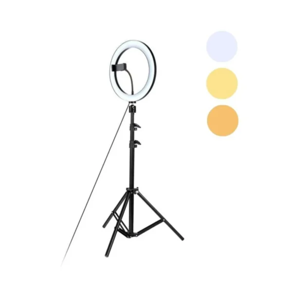 رینگ لایت و سه پایه جیماری DIMMABLE MT25