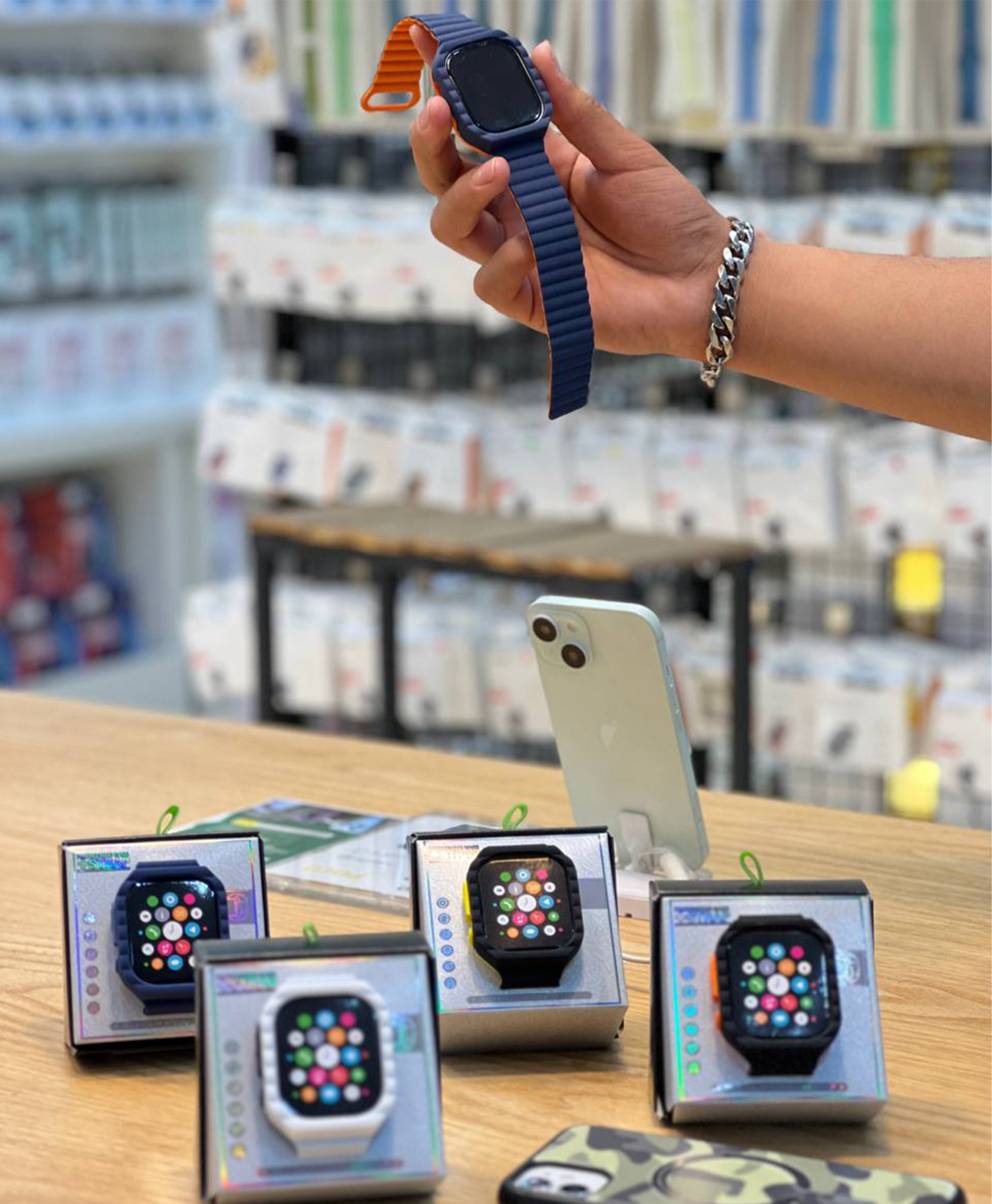 بند اپل واچ سیلیکونی طرح G - Shock سایز 49