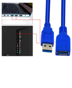 کابل افزایش طول USB 3.0 تی پی لینک طول 1.5 متری