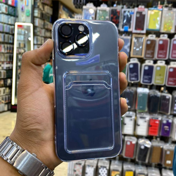 قاب ژله ای شفاف جاکارتی گوشی اپل Iphone 16 Pro Max