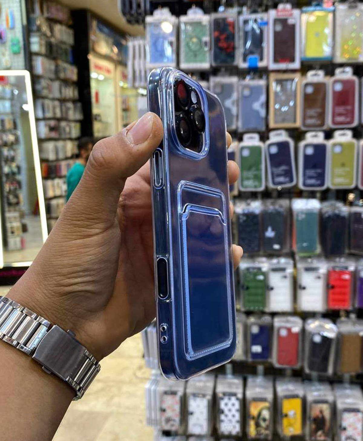 قاب ژله ای شفاف جاکارتی گوشی اپل Iphone 16 Pro Max