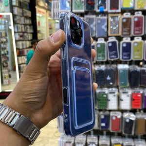 قاب ژله ای شفاف جاکارتی گوشی اپل Iphone 16 Pro Max