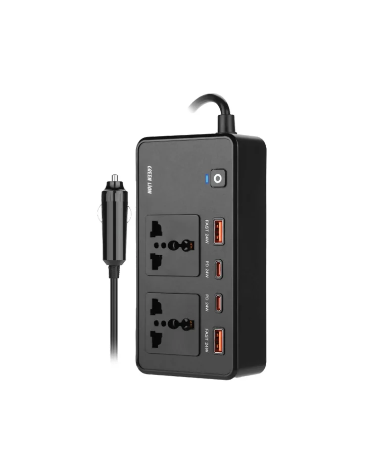 مبدل برق و شارژر خودرو گرین لاین GC-200