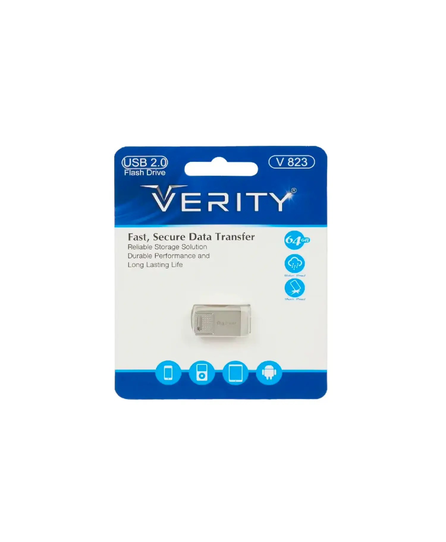 فلش مموری وریتی V 823 ظرفیت 64گیگابایت