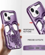 قاب ژله ای طرح اسکلت گوشی موبایل آیفون Iphone 15